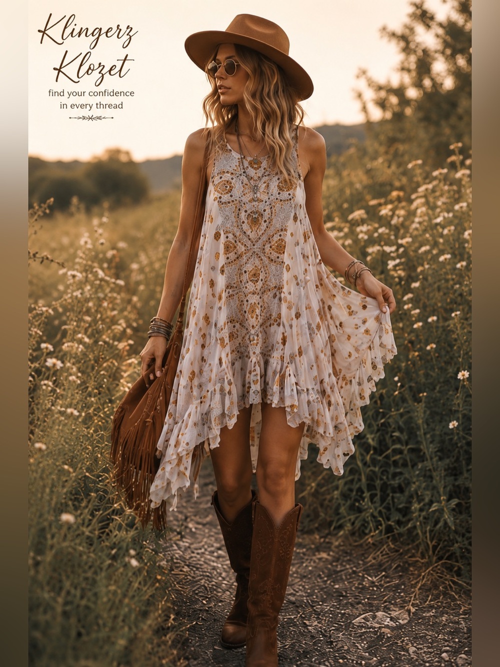🤍 Free People Boho Tunic Dress / Oversized Top